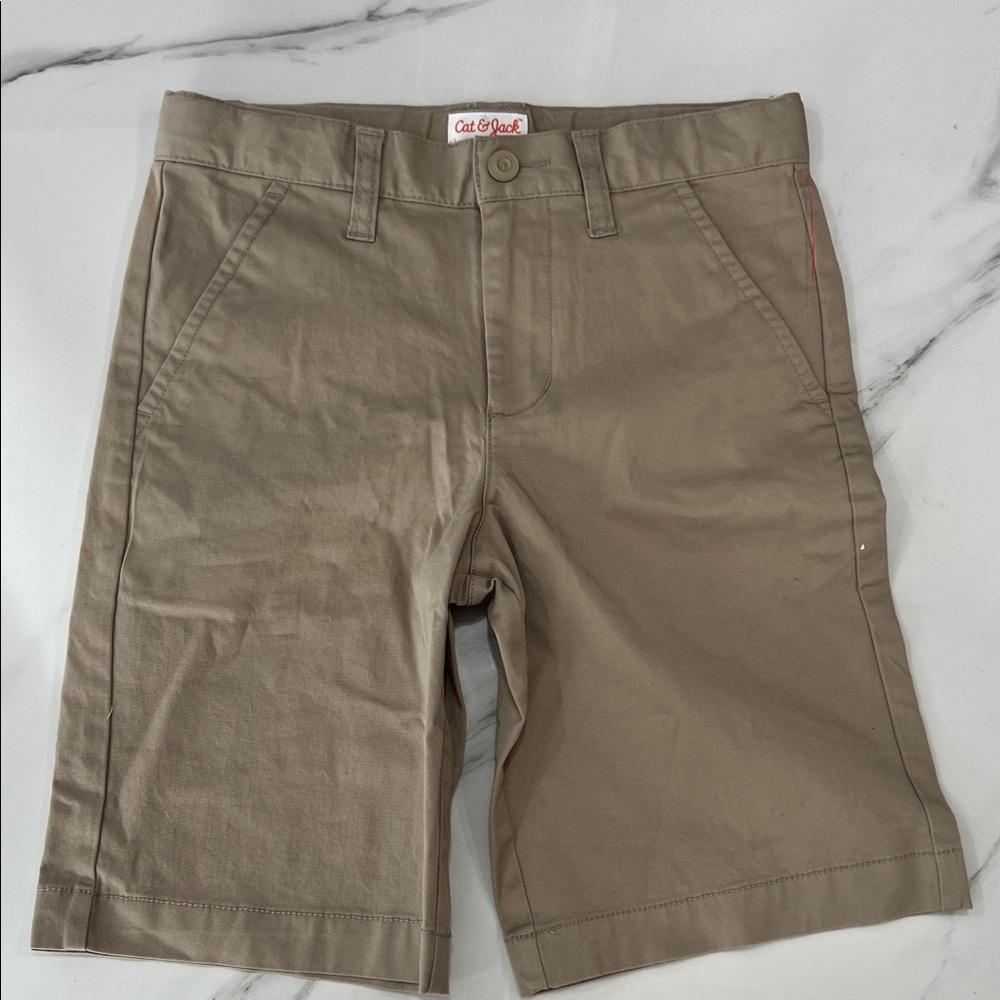 Cat & Jack kids Khaki Flat Front Shorts